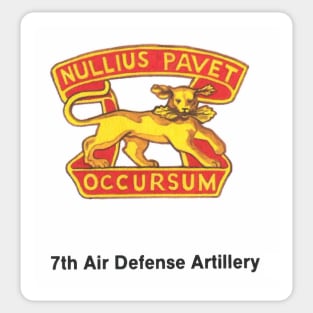 7th Air Defense Artillery (right version) Sticker